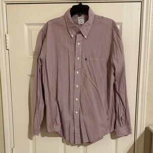 Brooks Brothers Men's Button-Down Shirt - Burgundy